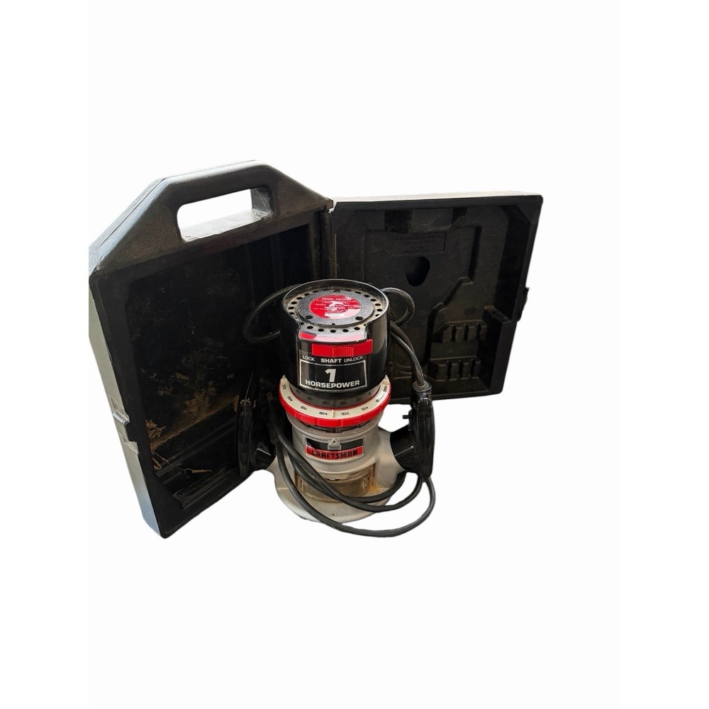 Sears Craftsman Model 315.17460 - 1 HP / 6.5 AMP Double Insulated Router, Used